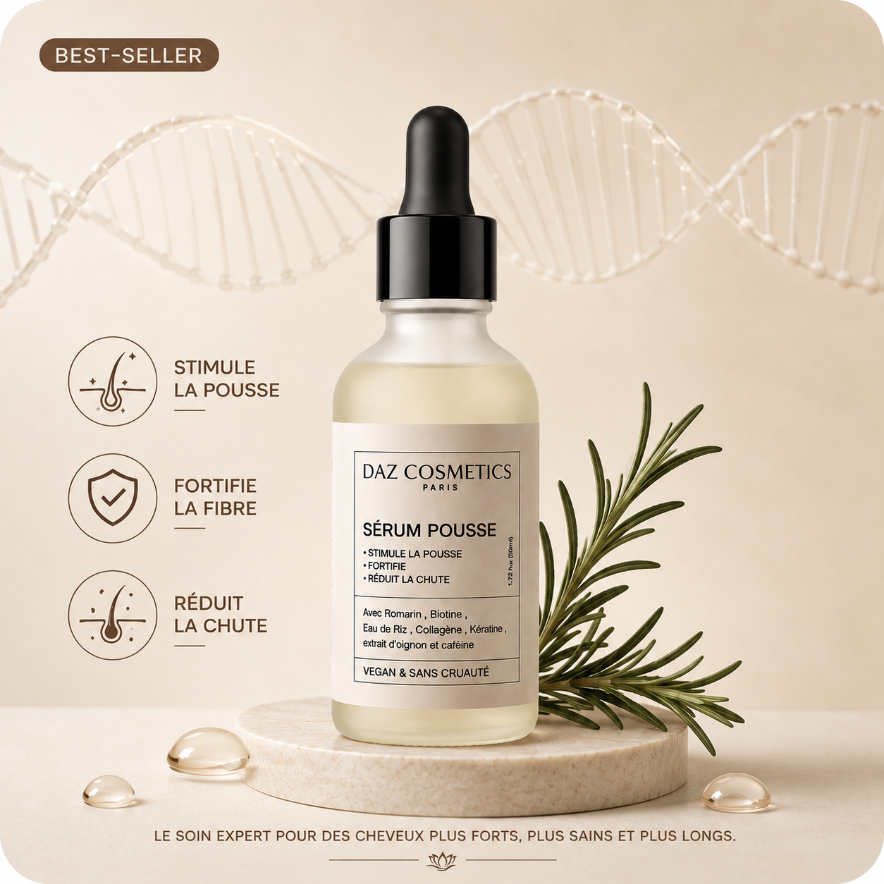 Sérum Pousse Capillaire DAZ®